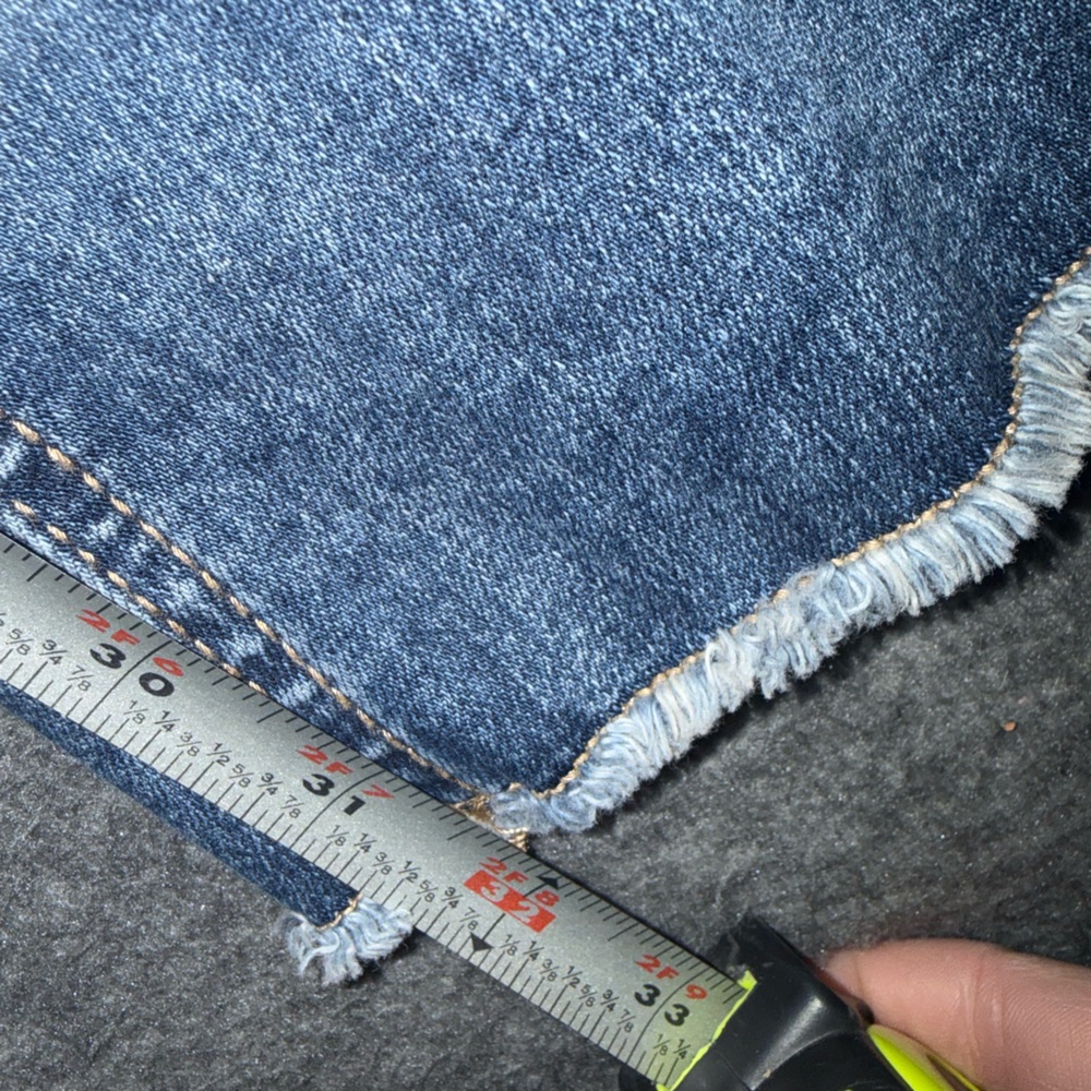 Maurices Denim Bib Flare Overalls Womens 12 (inseam 32) blue stretch western NWT - Picture 12 of 15